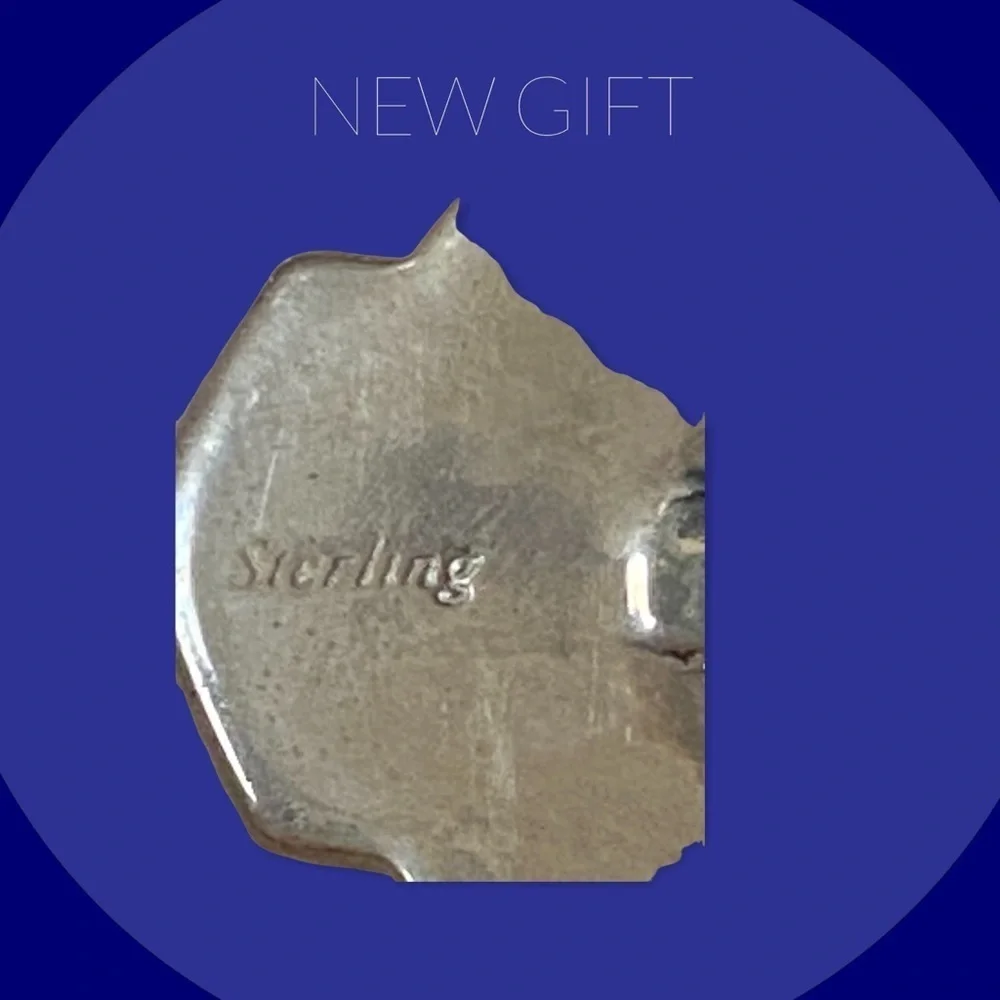 Opal turquoise pendant sterling silver - Picture 5 of 7